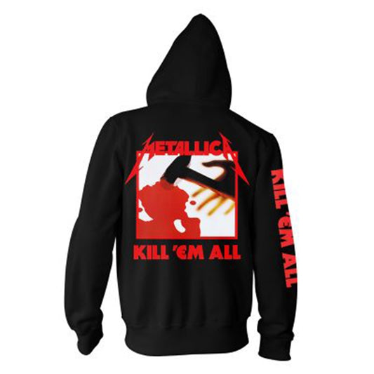 Metallica - Kill 'Em All - Hooded Sweat Shirt Zip - PHD - Image 2
