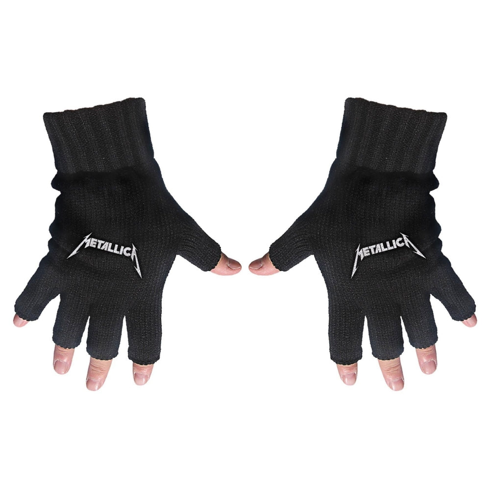 Metallica - Logo - FINGERLESS GLOVES - Razamataz