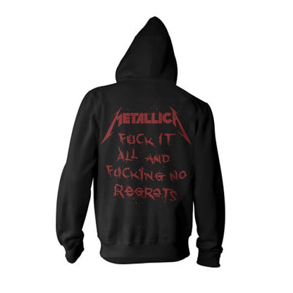 Metallica - No Regrets - Hooded Sweat Shirt Zip - PHD - Image 2