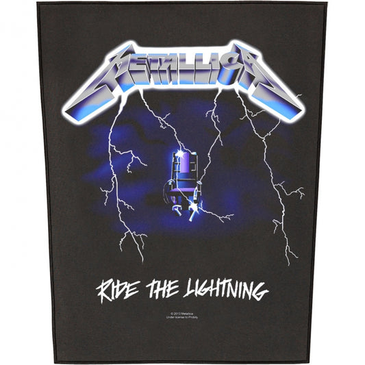 Metallica - Ride The Lightning - BACKPATCH - Razamataz