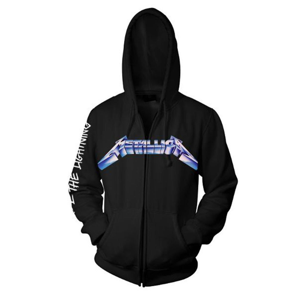 Metallica - Ride The Lightning - Hooded Sweat Shirt Zip - PHD