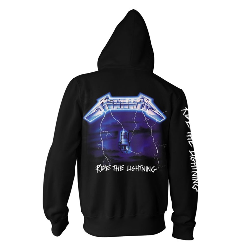 Metallica - Ride The Lightning - Hooded Sweat Shirt Zip - PHD - Image 2