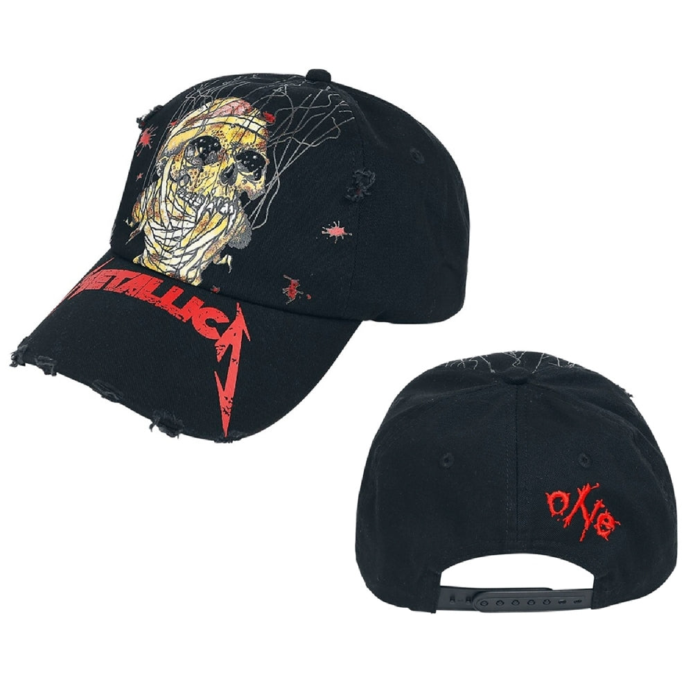 Metallica - Skull One Distressed - BASEBALL CAP - PHD