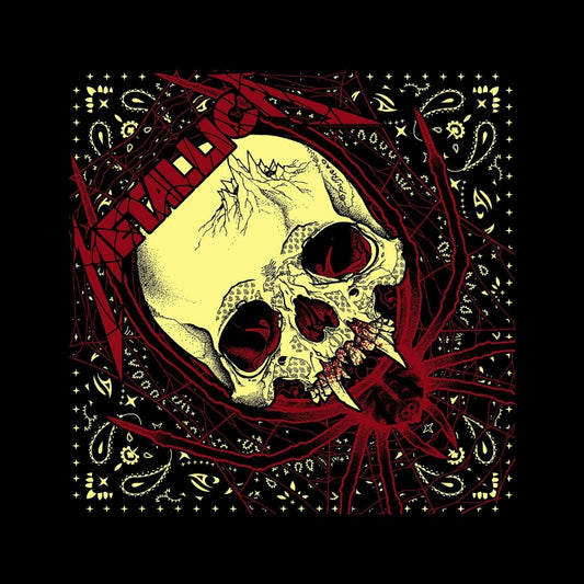 Metallica - Spider Skull - Bandana - Razamataz