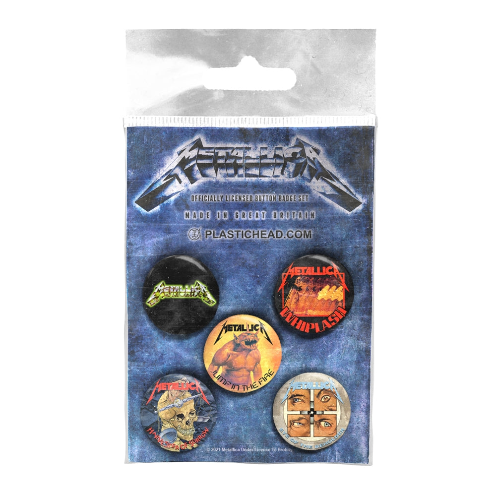 Metallica - The Singles - BUTTON BADGE SET - PHD