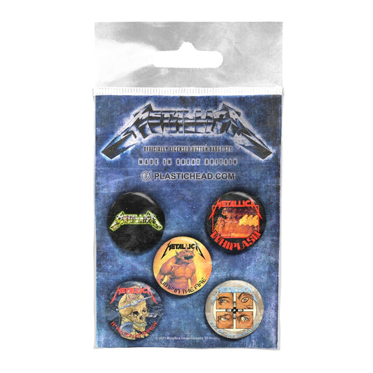 Metallica - The Singles - BUTTON BADGE SET - PHD