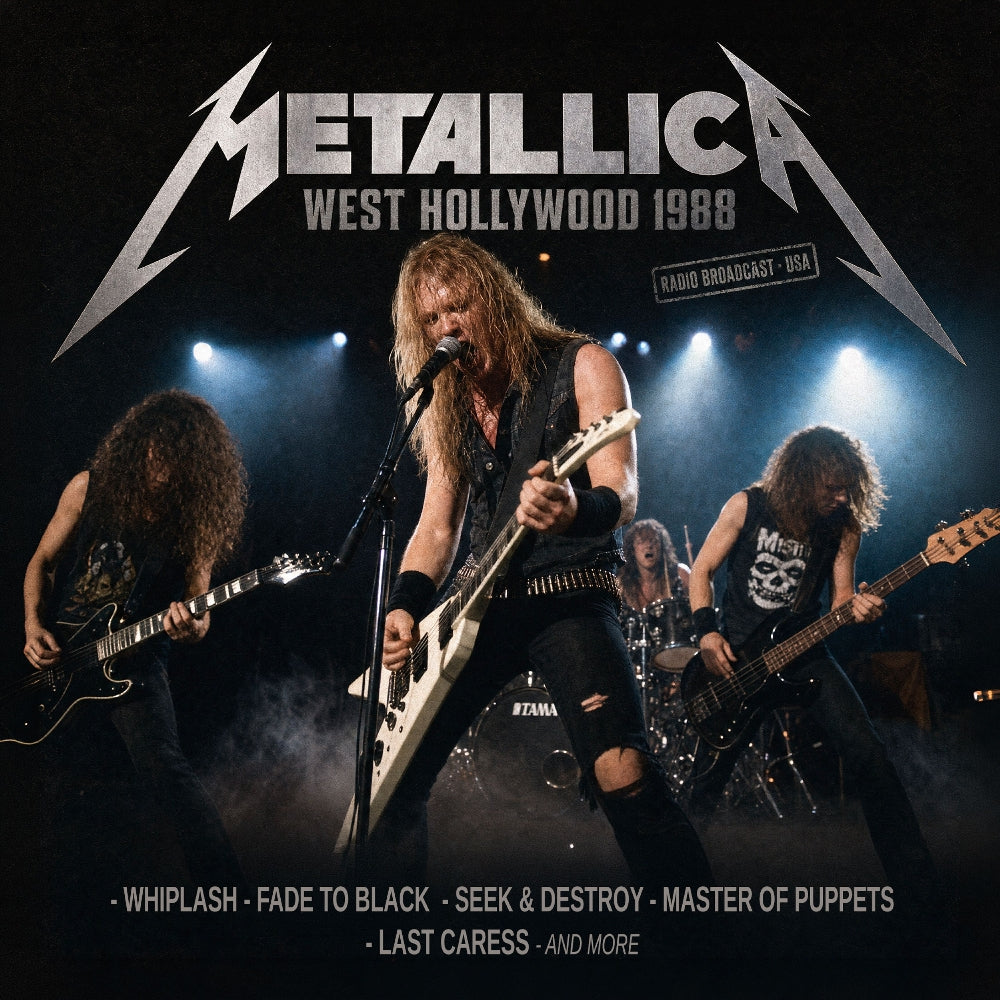 Metallica - West Hollywood 1988 (Radio Broadcast USA) - CD - Rockin' Bear Records