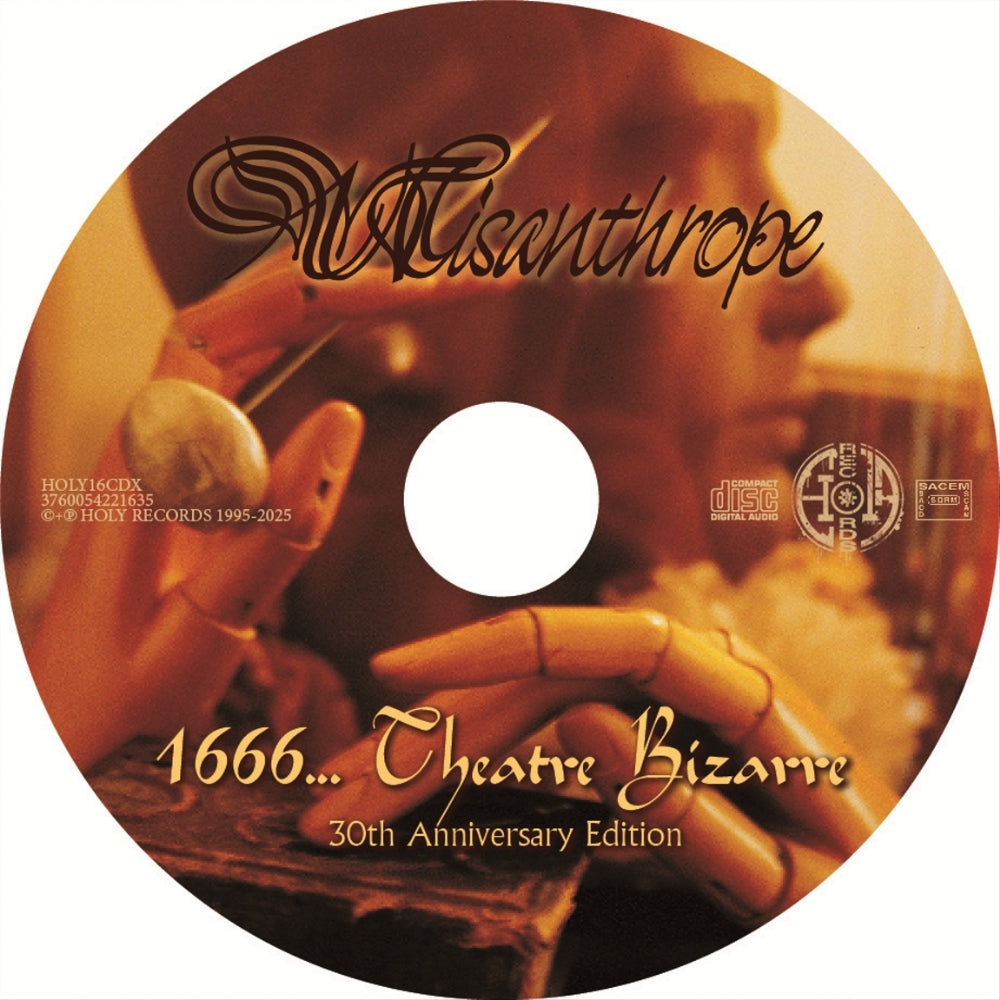 Misanthrope - 1666… Theatre Bizarre - CD DIGIPAK - Holy Records - Image 4