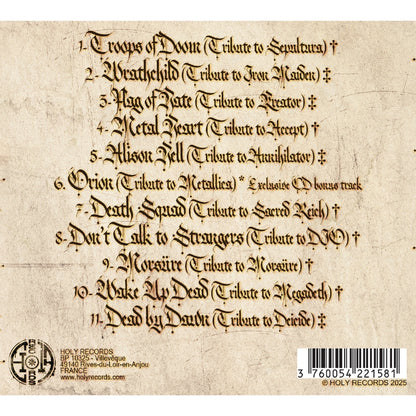 Misanthrope - Tribute To Their Majesties - CD DIGIPAK - Holy Records - Image 3