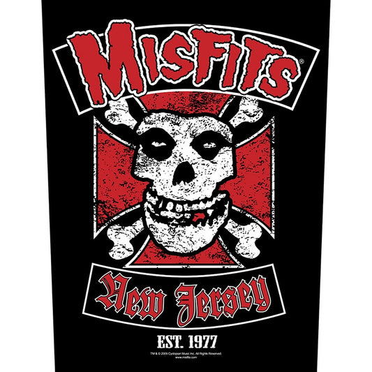 Misfits - Biker - BACKPATCH - Razamataz