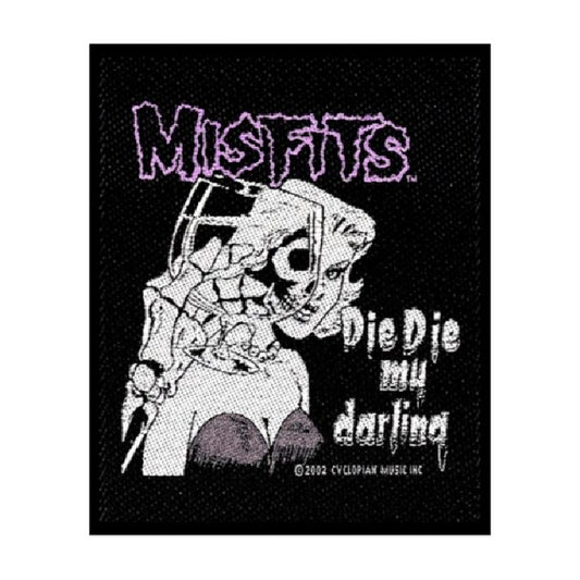 Misfits - Die Die My Darling - Patch - Razamataz