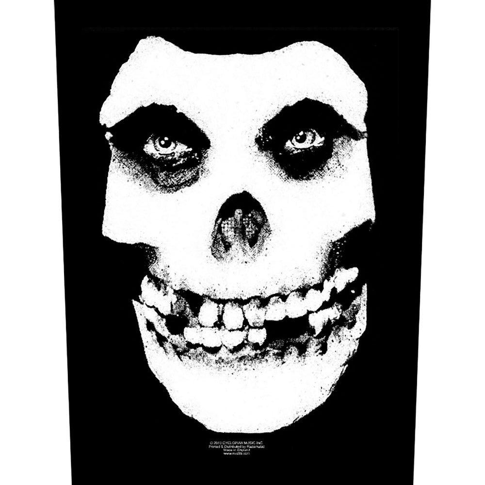 Misfits - Face Skull - BACKPATCH - Razamataz
