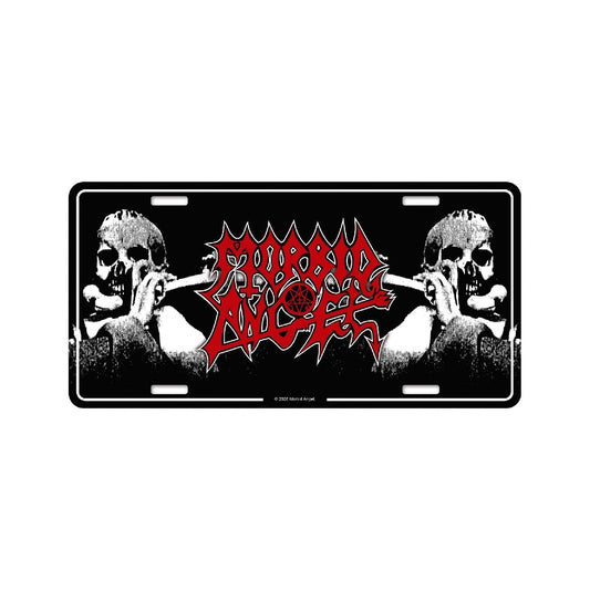 Morbid Angel - Leading the Rats - License plate - Razamataz