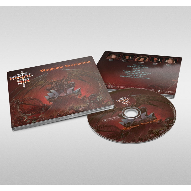 Mortal Sin - Mayhemic Destruction - CD DIGIPAK - Dissonance Productions