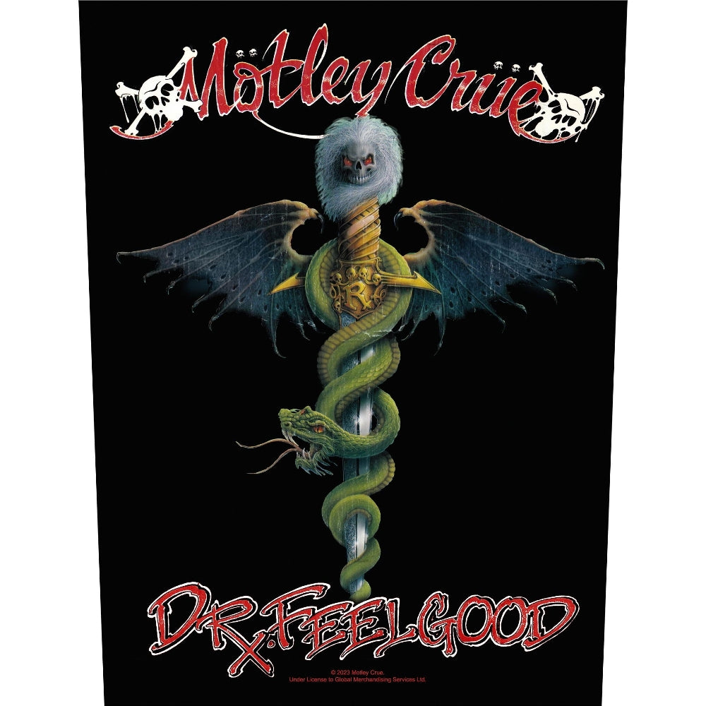 Mötley Crüe - Dr Feelgood - BACKPATCH - Razamataz
