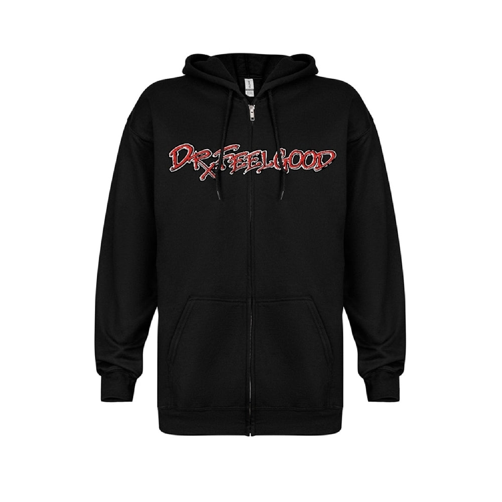 Mötley Crüe - Dr. Feelgood Logo - Hooded Sweat Shirt Zip - PHD