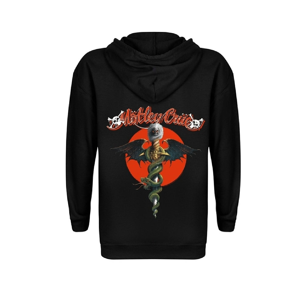 Mötley Crüe - Dr. Feelgood Logo - Hooded Sweat Shirt Zip - PHD - Image 2