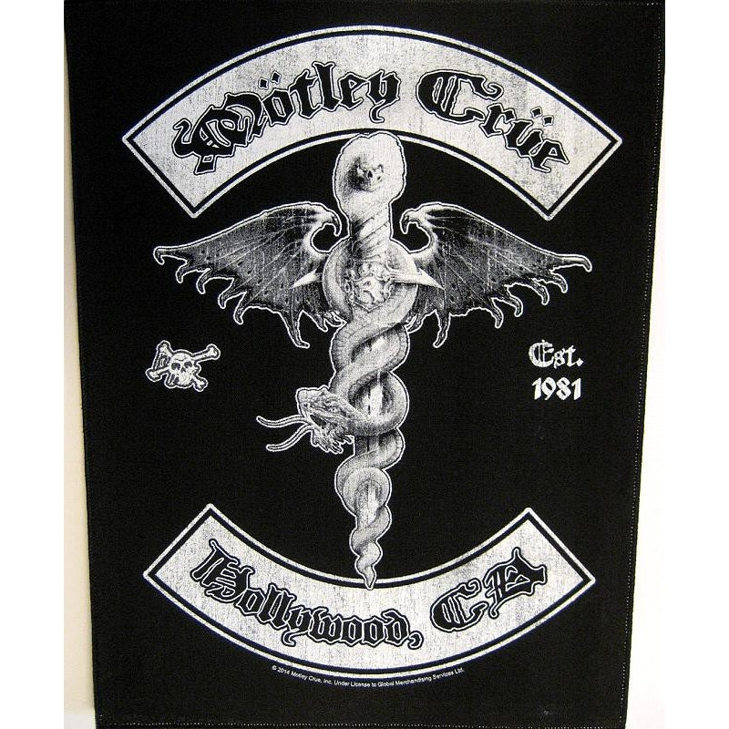 Mötley Crüe - Hollywood - BACKPATCH - Razamataz