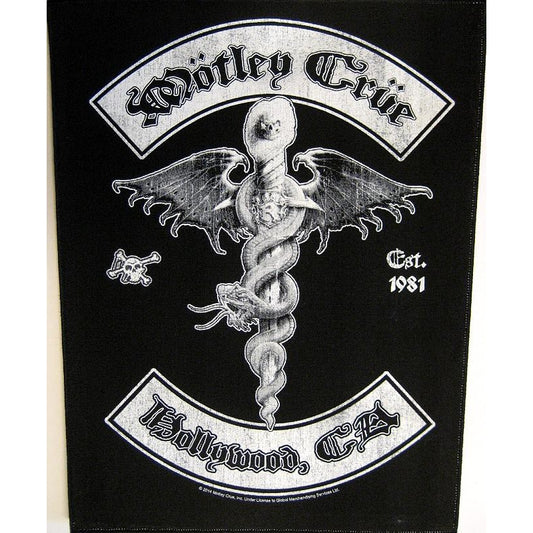 Mötley Crüe - Hollywood - BACKPATCH - Razamataz