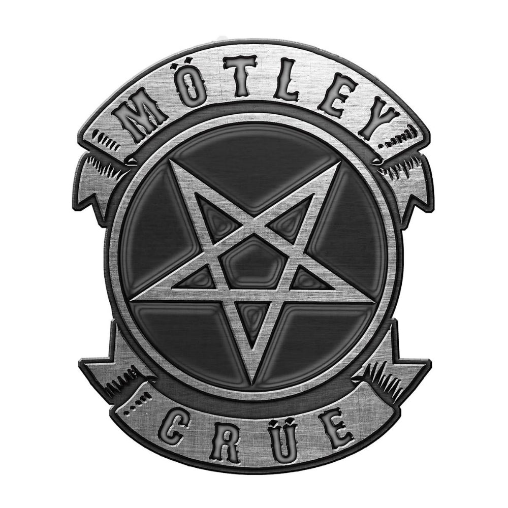 Mötley Crüe - Pentagram - METAL PIN - Razamataz