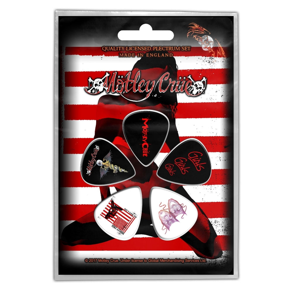 Mötley Crüe - Red, White & Crue - Guitar Pick Set - Razamataz
