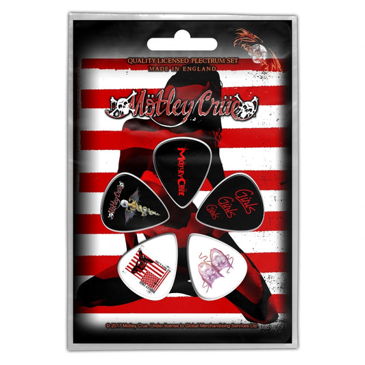 Mötley Crüe - Red, White & Crue - Guitar Pick Set - Razamataz