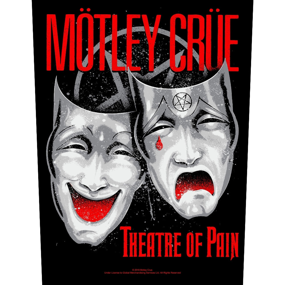 Mötley Crüe - Theatre Of Pain - BACKPATCH - Razamataz