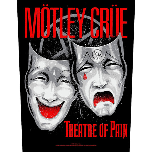 Mötley Crüe - Theatre Of Pain - BACKPATCH - Razamataz