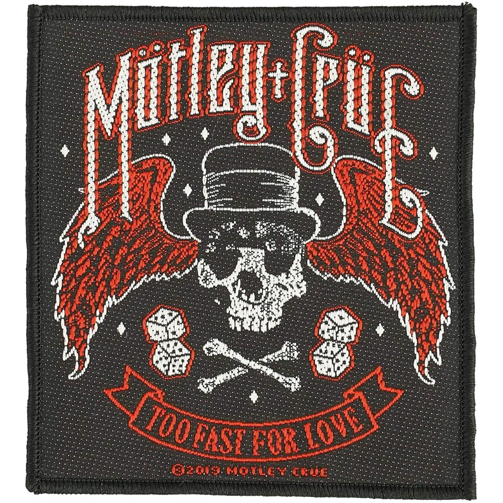 Mötley Crüe - Too Fast For Love - Patch - Razamataz
