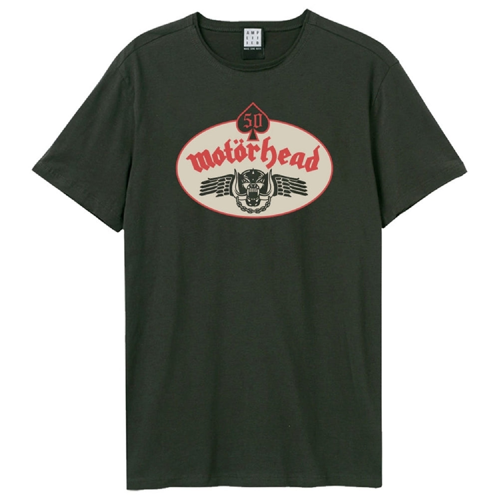 Motorhead - 50Th Emblem Patch - T-shirt - Amplified