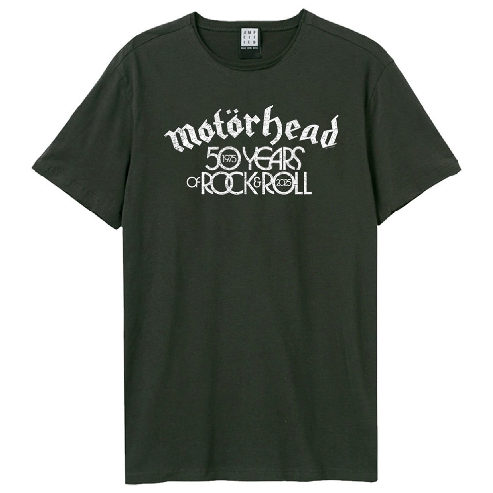 Motorhead - 50Th White Lock Up - T-shirt - Amplified