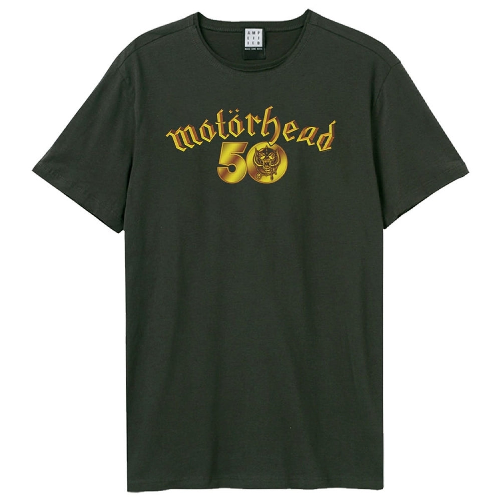 Motorhead - Gold 50Th - T-shirt - Amplified