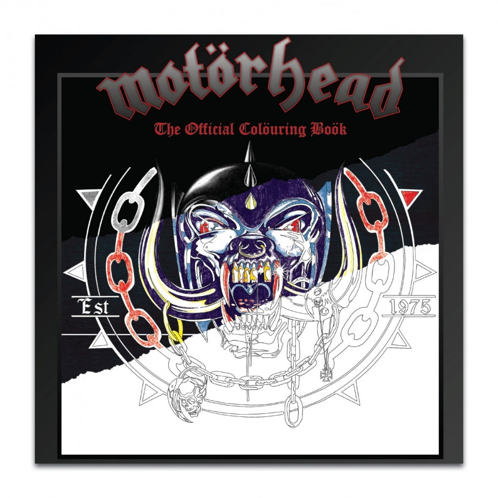 Motorhead - "If You Think You Are Too Old To Rock 'N Roll, Then You Are." Born To Lose, Live To Win - Colouring book - Rock N' Roll Colouring