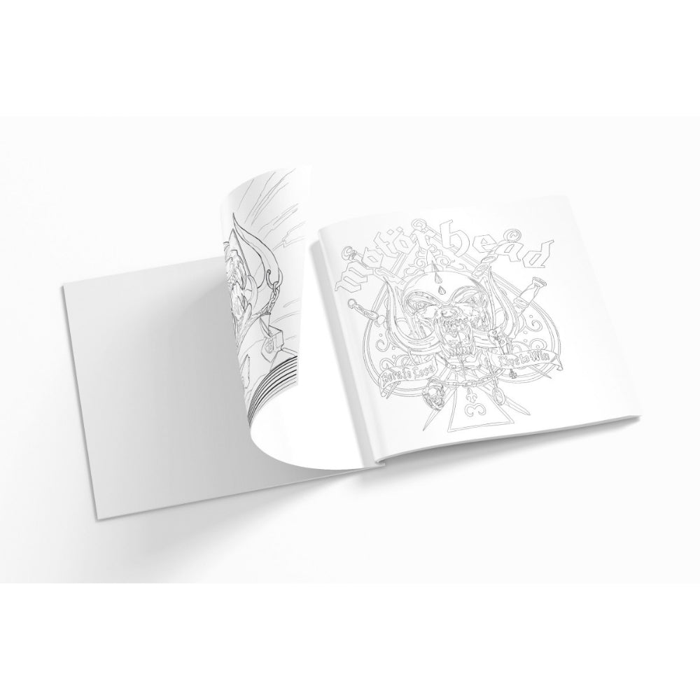 Motorhead - "If You Think You Are Too Old To Rock 'N Roll, Then You Are." Born To Lose, Live To Win - Colouring book - Rock N' Roll Colouring - Image 2