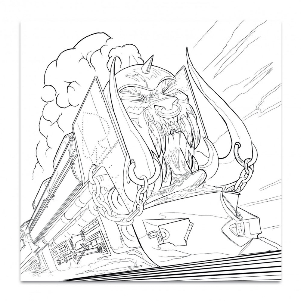 Motorhead - "If You Think You Are Too Old To Rock 'N Roll, Then You Are." Born To Lose, Live To Win - Colouring book - Rock N' Roll Colouring - Image 3