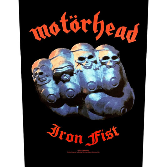 Motorhead - Iron Fist - BACKPATCH - Razamataz