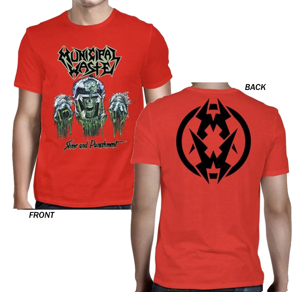 Municipal Waste - Slime And Punishment Red - T-shirt - JSR Merchandising