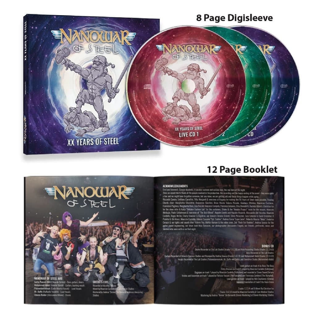 Nanowar Of Steel - XX Years Of Steel - 3CD DIGISLEEVE - Napalm Records - Image 2