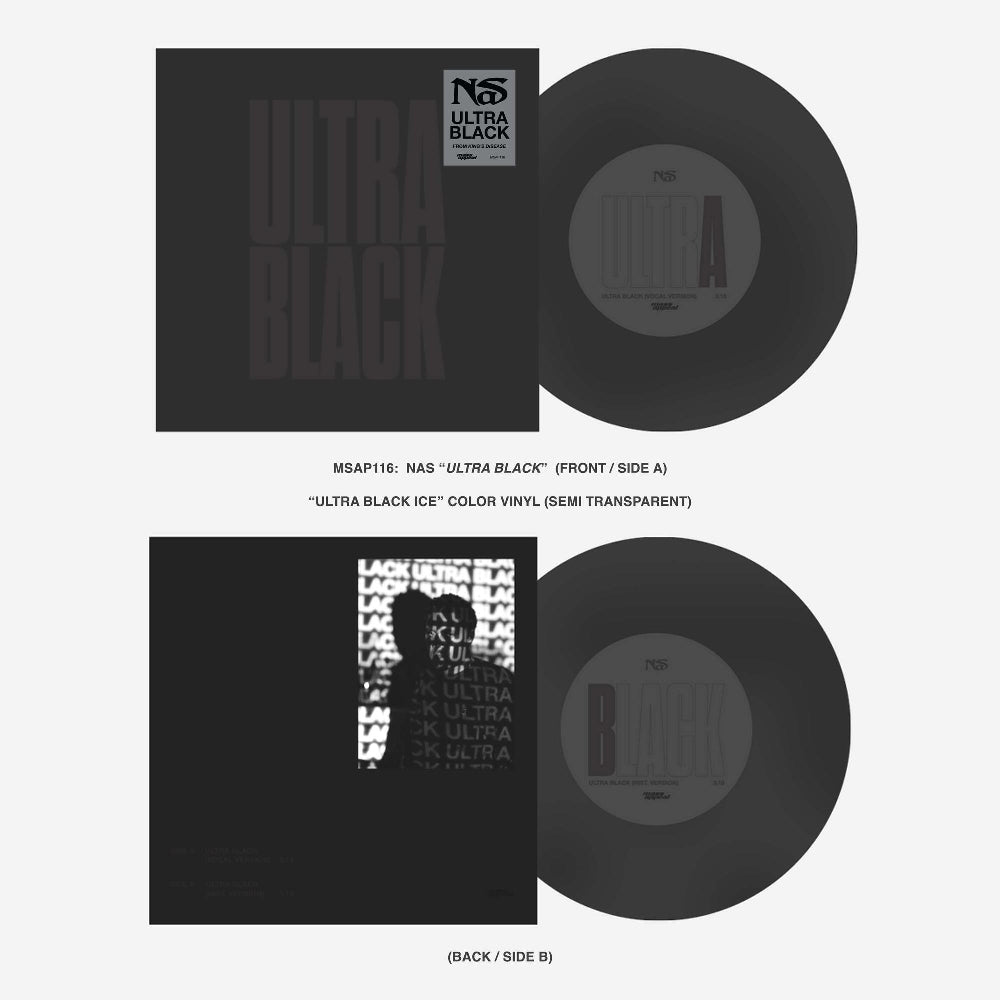 Nas - Ultra Black - 7" vinyl - Mass Appeal
