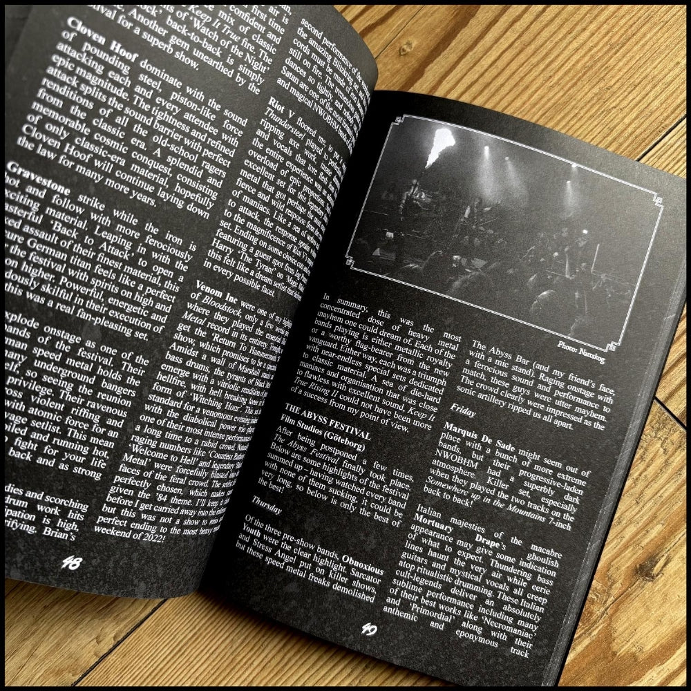 Nattskog - Shrieks From The Abyss Collection 2: Issues 4-6 - Magazine - Cult Never Dies - Image 6