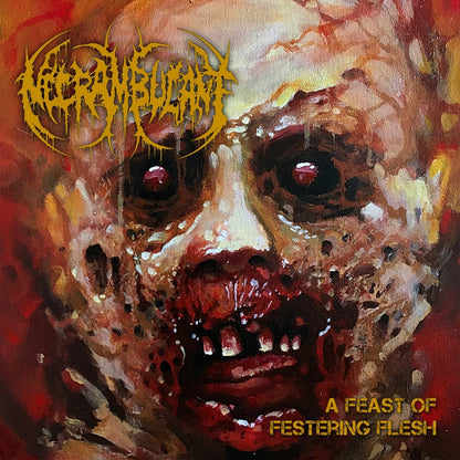 Necrambulant - A Feast Of Festering Flesh - CASSETTE - Gore House Productions - Image 2