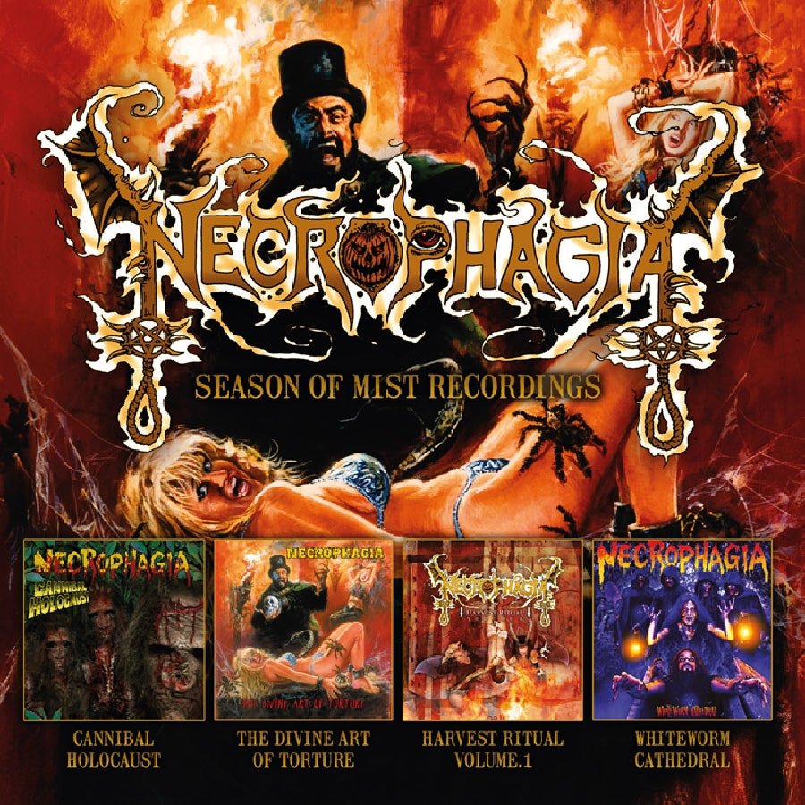 Necrophagia - Season Of Mist Recordings - 4CD BOX - Back on Black
