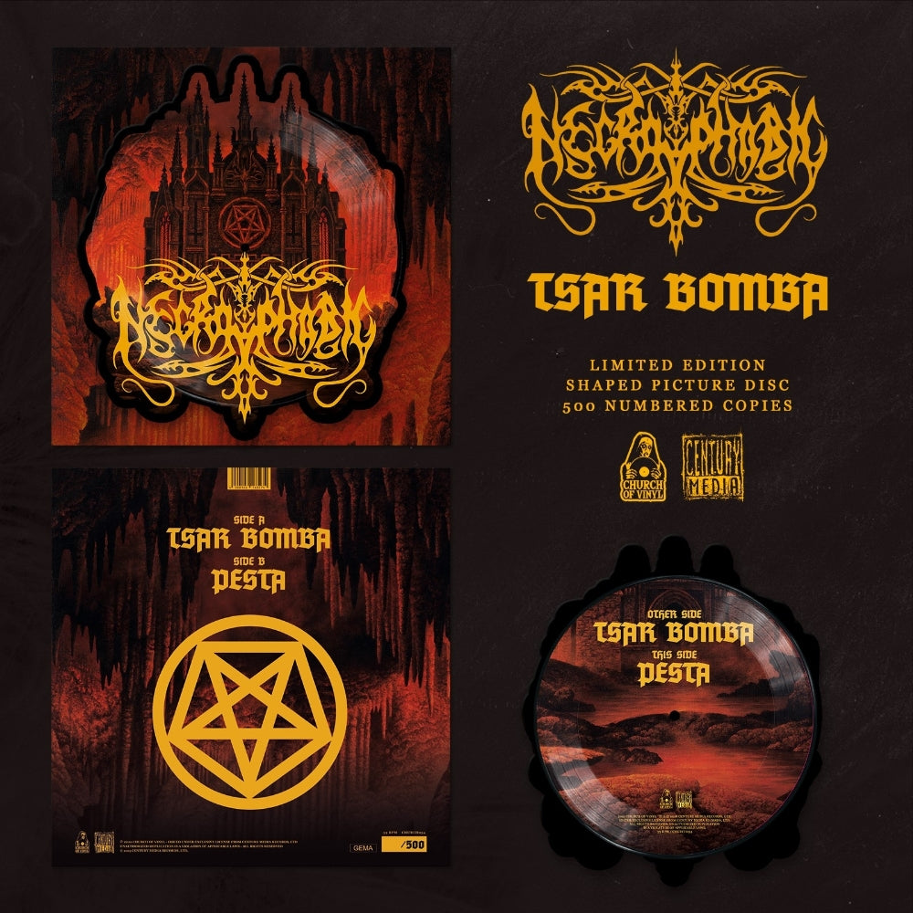 Necrophobic - Tsar Bomba - SHAPED VINYL - Church Of Vinyl