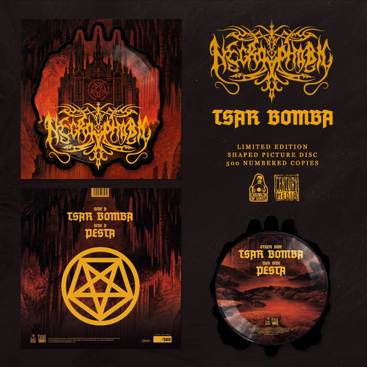 Necrophobic - Tsar Bomba - SHAPED VINYL - Church Of Vinyl