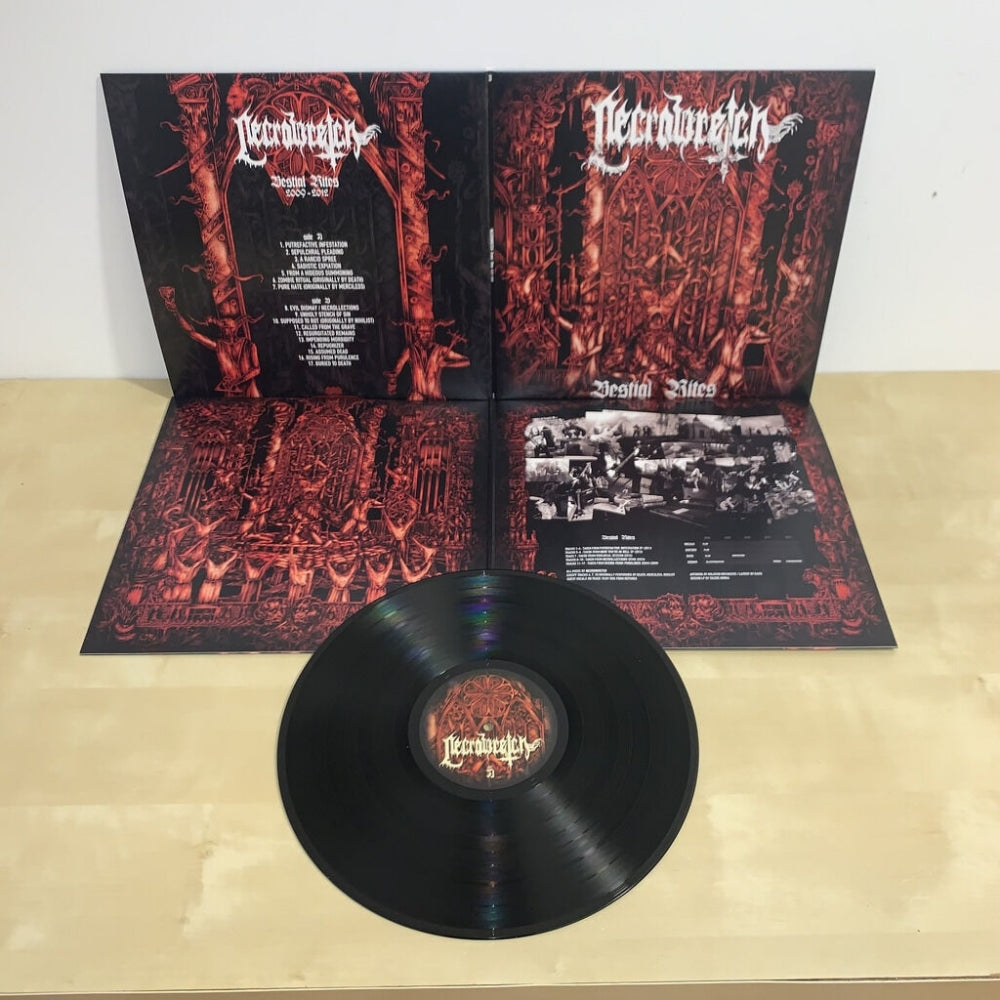 Necrowretch - Bestial Rites - LP Gatefold - Osmose Productions - Image 2
