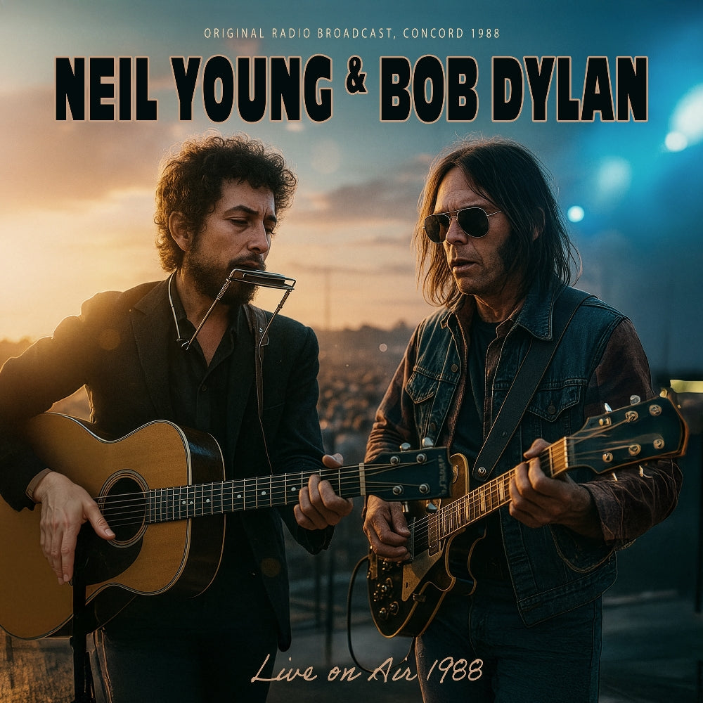 Neil Young & Bob Dylan - Live On Air 1988 - LP - Rockin' Bear Records