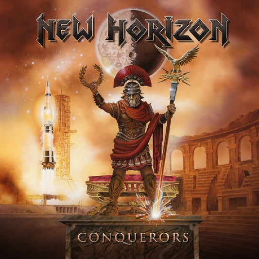 New Horizon - Conquerors - DOUBLE LP GATEFOLD COLOURED - Frontiers Records - Image 2