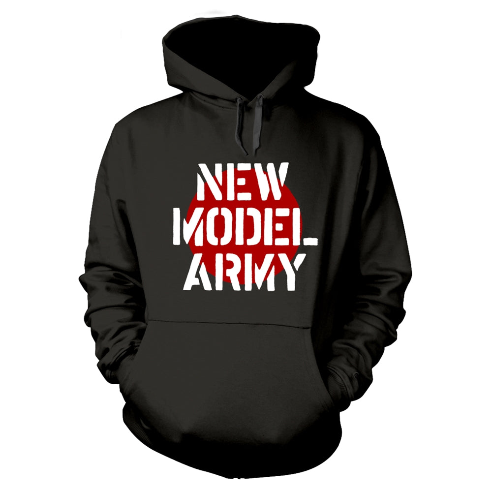 New Model Army - Logo (Black) - Hooded Sweat Shirt - PHD