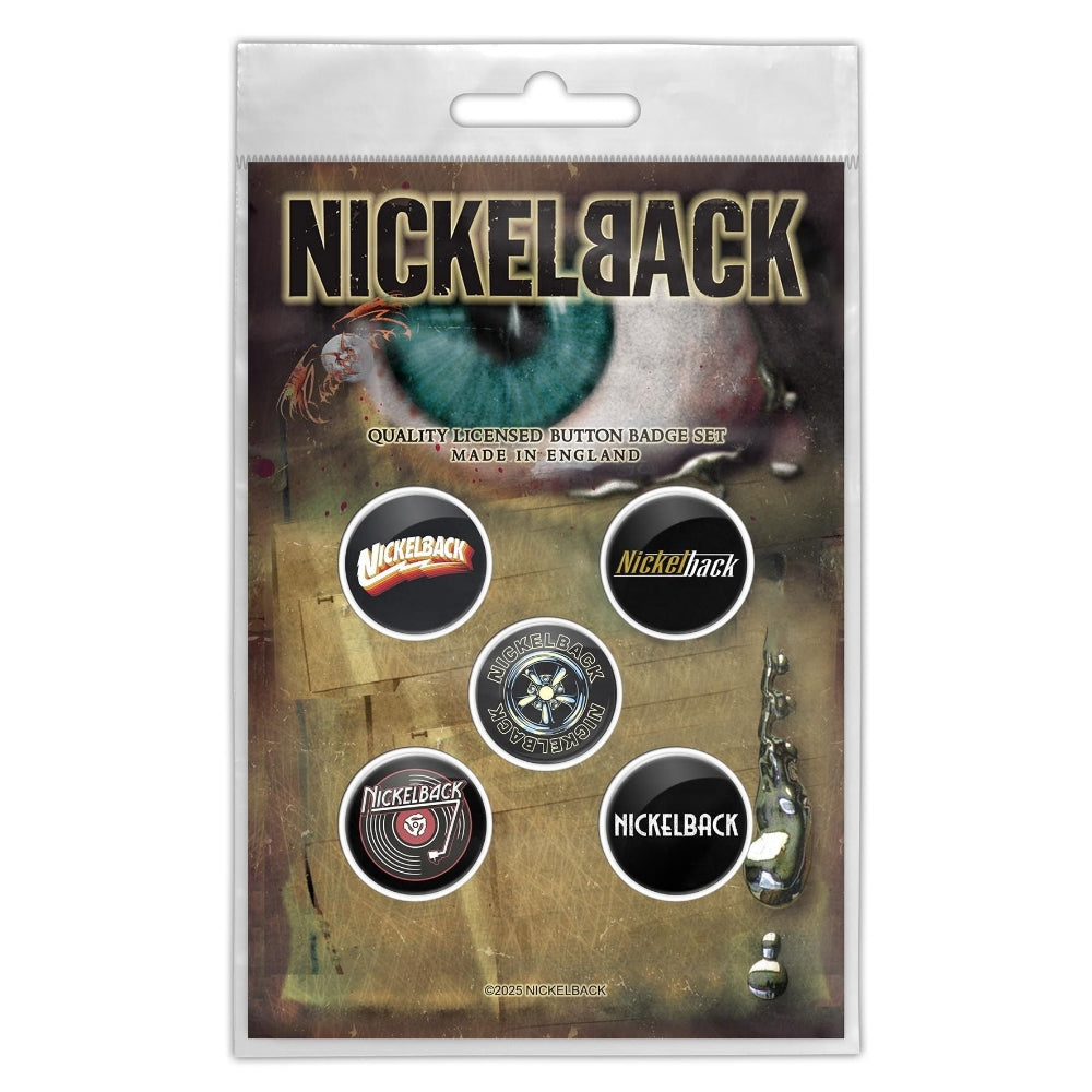 Nickelback - Silver Side Up - BUTTON BADGE SET - Razamataz