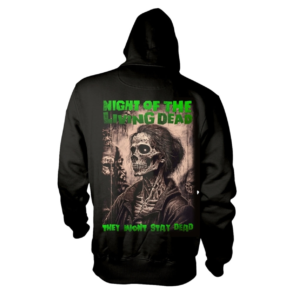 Night Of The Living Dead - Zombie F2 - Hooded Sweat Shirt - PLAN9 - Image 2